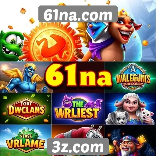 Exploração dos jogos disponíveis no 61na.com